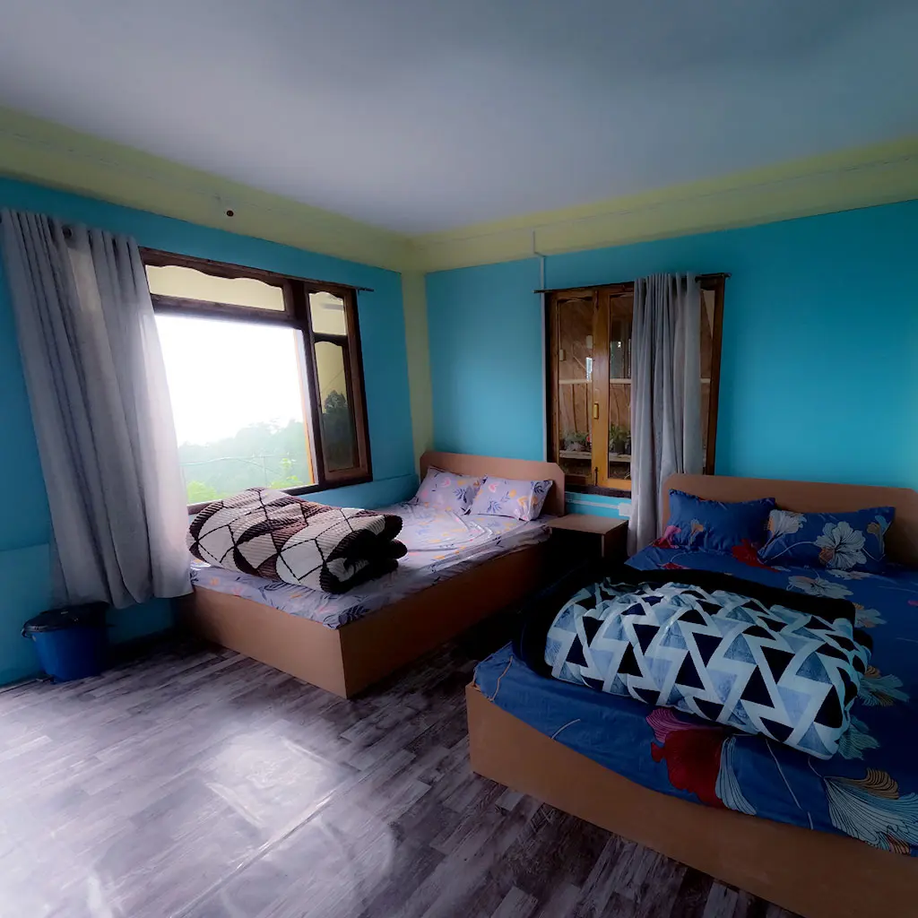 Cottage with Kanchanjangha mountain view at Fikkalay Harmony Homestay, Kalimpong